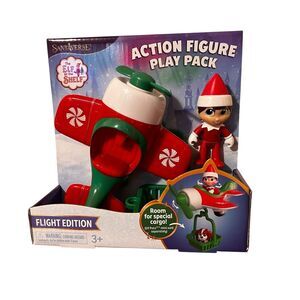 Elf On The Shelf Action Figure Play Pack Flight Edition Airplane Elf Pets New